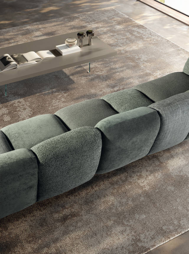 divano modulare verde | Divano Not Only White | LAGO
