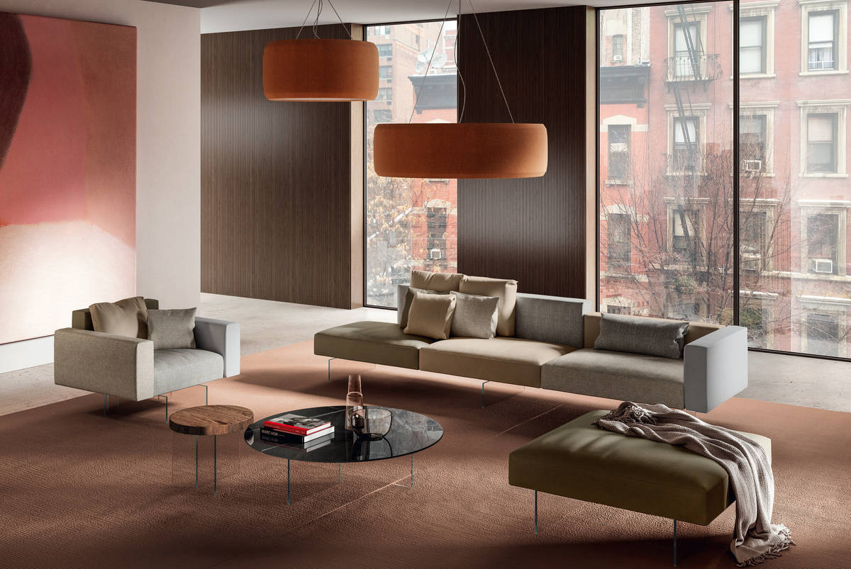 grey floating modular sofa | Air Sofa | LAGO grey floating modular sofa | Air Sofa | LAGO