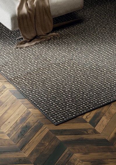 tapis de salon design marron | Tapis Mozek | LAGO