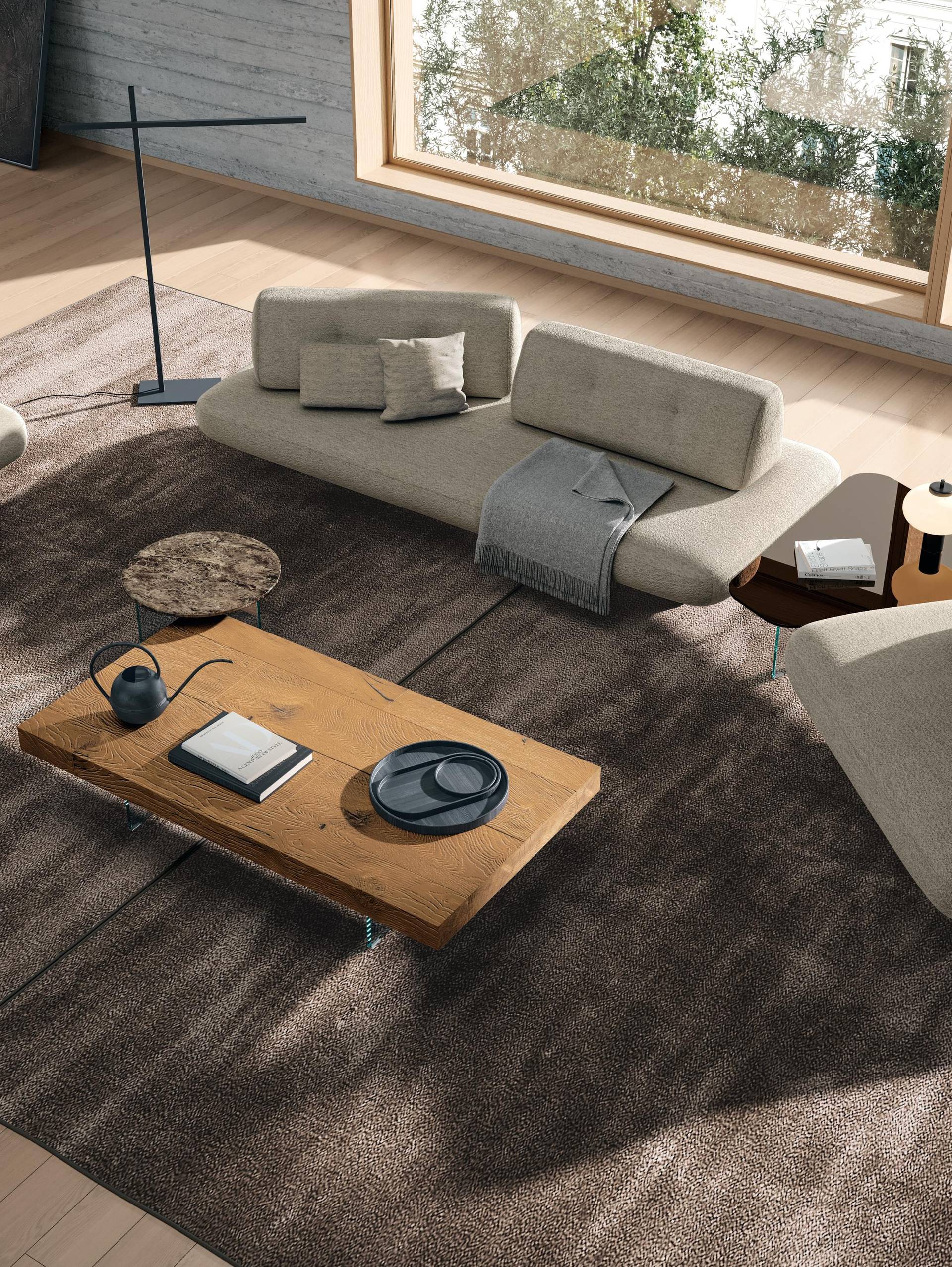 composizione di divani per soggiorno moderno | Divano Sand | LAGO