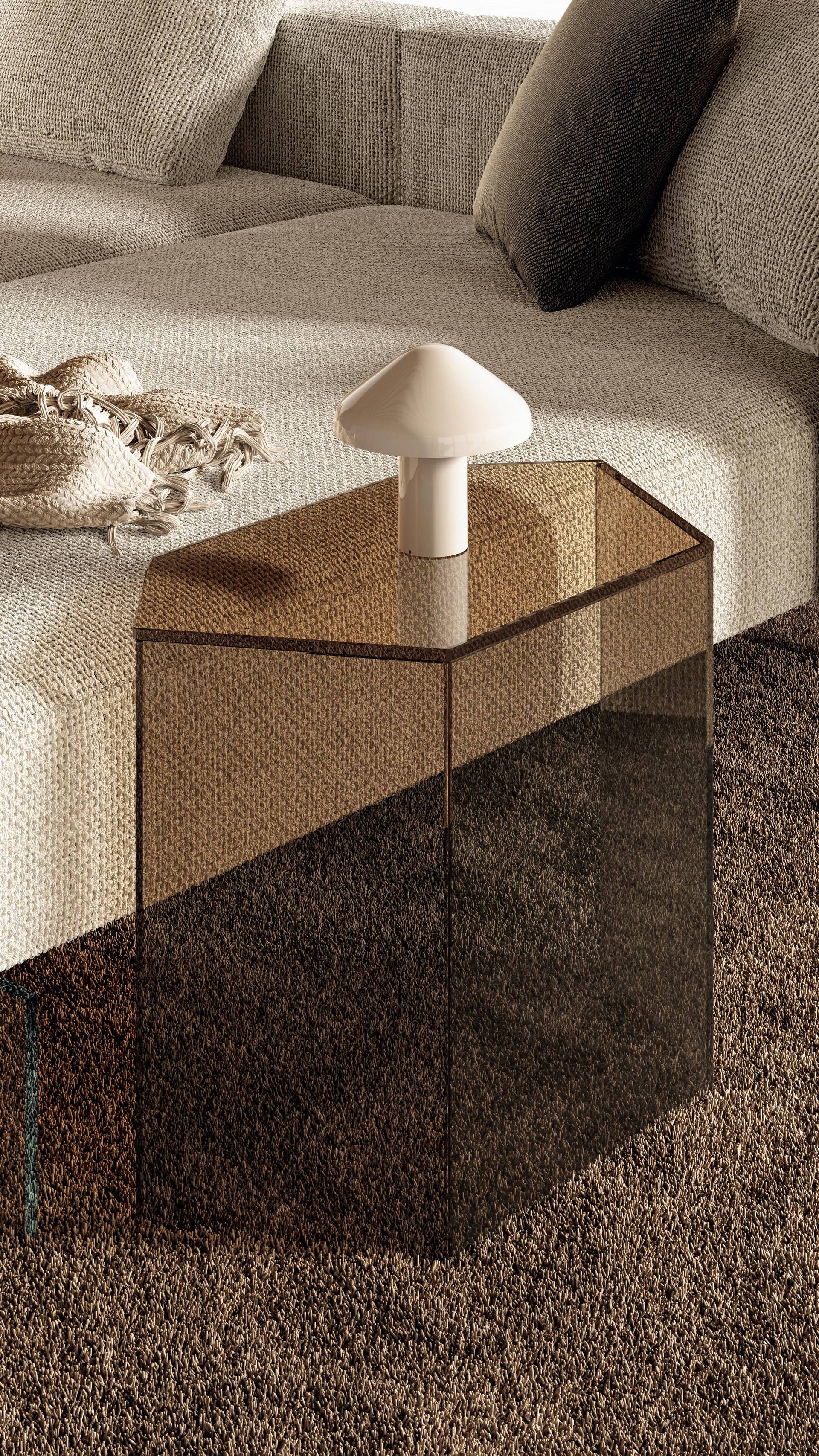 smoked glass coffee table | Livre Coffee Table | LAGO smoked glass coffee table | Livre Coffee Table | LAGO