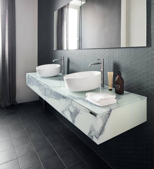 contemporary ceramic sink | Inbilico Basin | LAGO