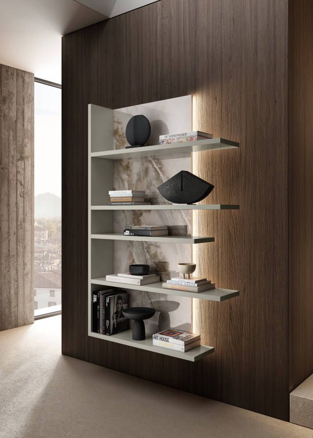 librería modular blanca | Librería Pentagram | LAGO