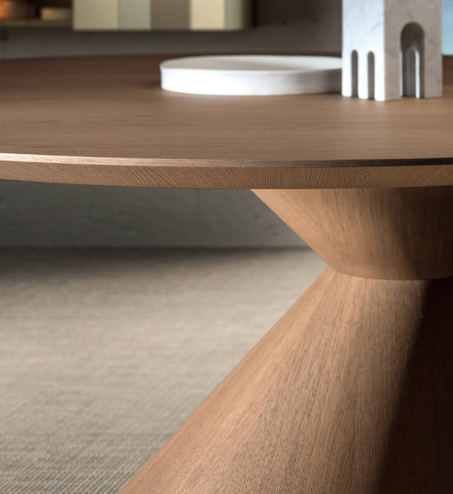 tavolo con base in legno | Tavolo Chapeau | LAGO tavolo con base in legno | Tavolo Chapeau | LAGO