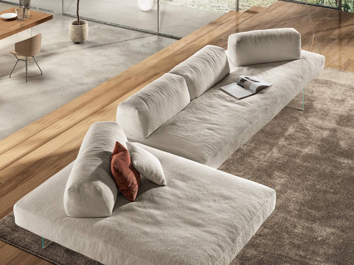 divano chiaro con chaise longue | Divano Air Soft Free | LAGO divano chiaro con chaise longue | Divano Air Soft Free | LAGO
