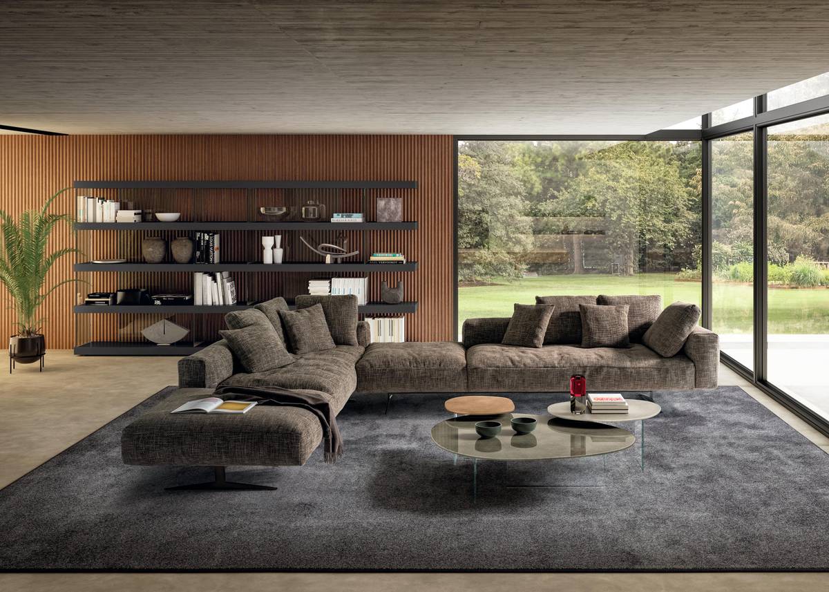 comfy brown corner sofa | Air Soft Sofa | LAGO comfy brown corner sofa | Air Soft Sofa | LAGO