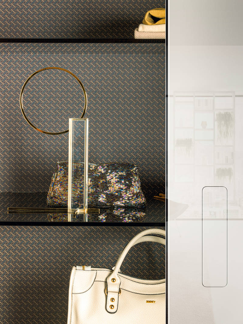 placard modulaire étagères en verre | Placard Flapp | LAGO