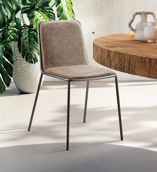 sedia moderna in tessuto beige | Sedia Pletra | LAGO sedia moderna in tessuto beige | Sedia Pletra | LAGO