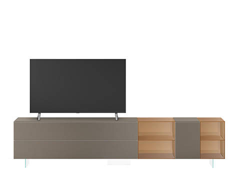 Mueble Tv 36e8 Glass 2661-1 | LAGO