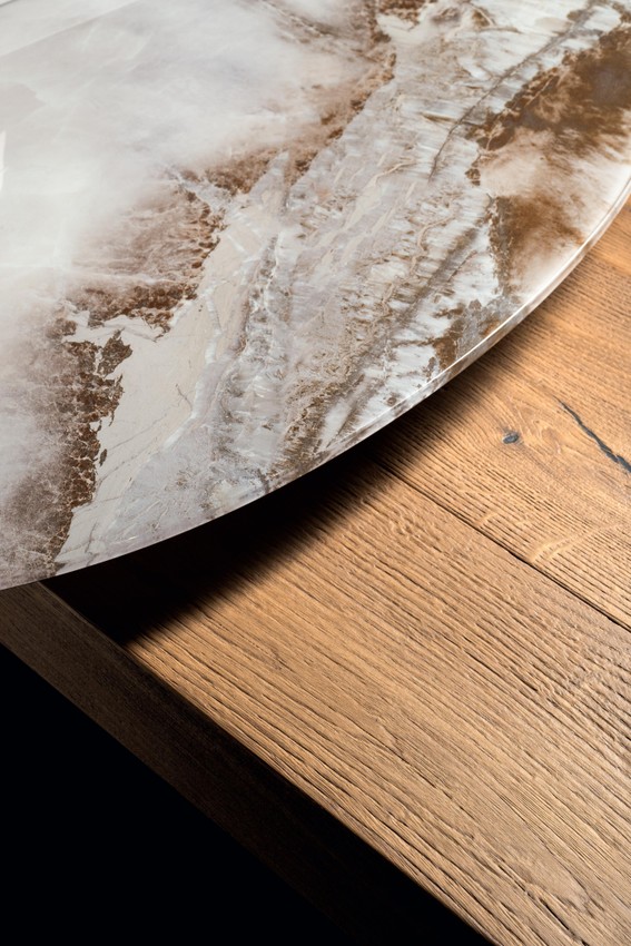 detalle mesa de centro redonda | Mesita Redonda Air | LAGO