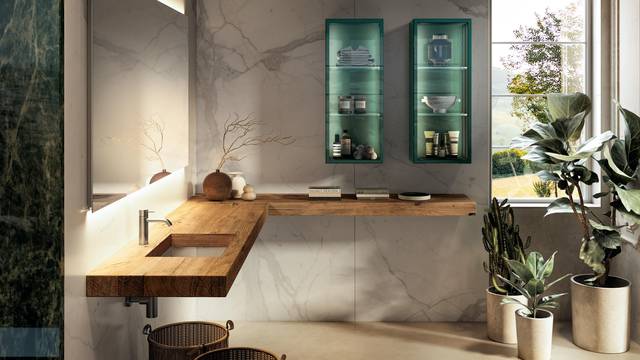 lavabo angolare in legno | Lavabo Depth | LAGO lavabo angolare in legno | Lavabo Depth | LAGO