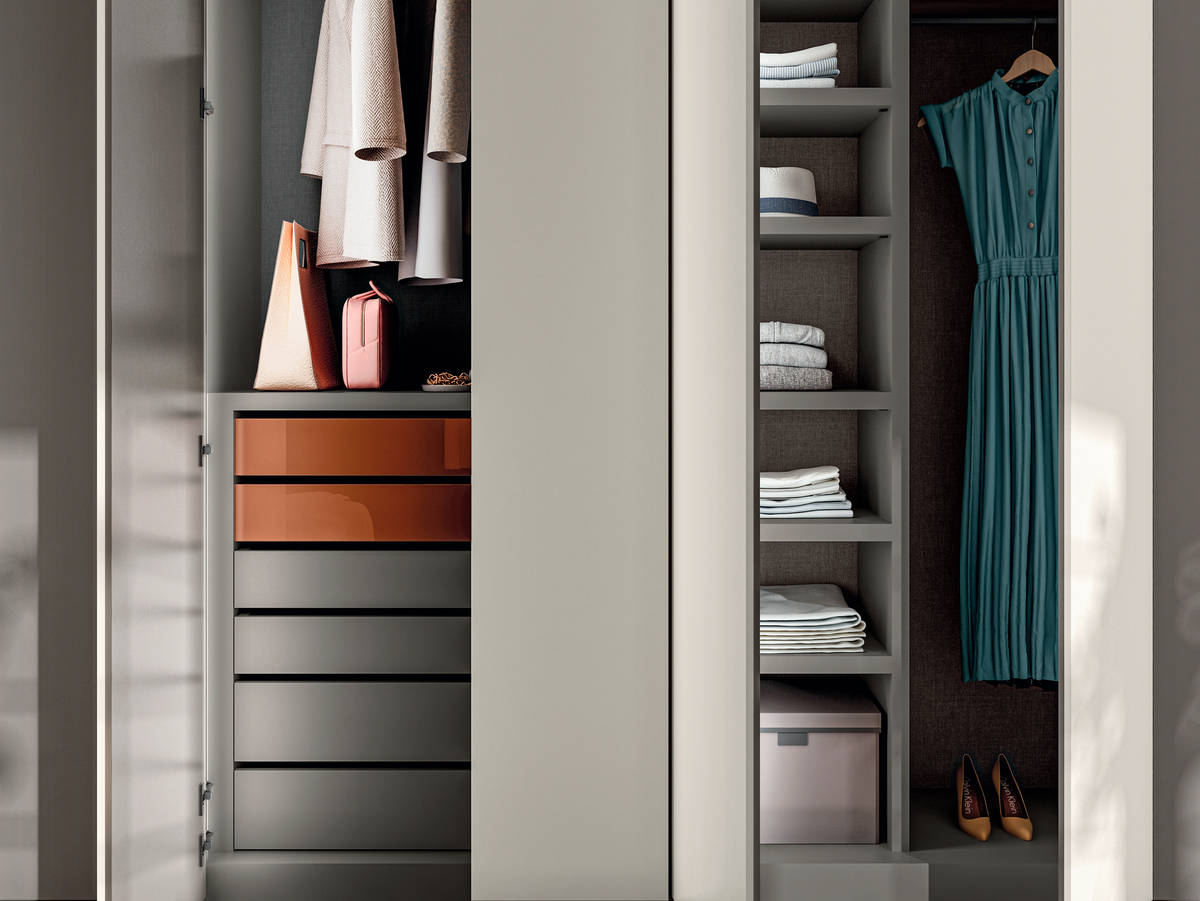 hinged wardrobe with drawers | Smart Wardrobe | LAGO hinged wardrobe with drawers | Smart Wardrobe | LAGO