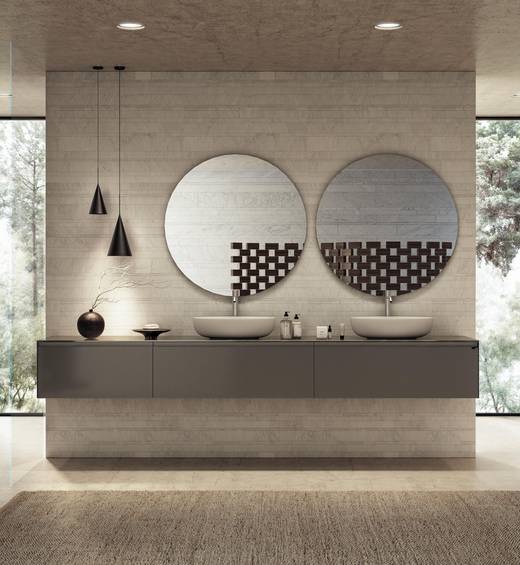 bathroom cabinet with two basins | Elyssa Basin | LAGO bathroom cabinet with two basins | Elyssa Basin | LAGO