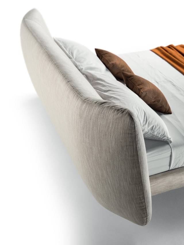 Lit conteneur avec tête de lit en tissu | Lit  Bed-In | LAGO