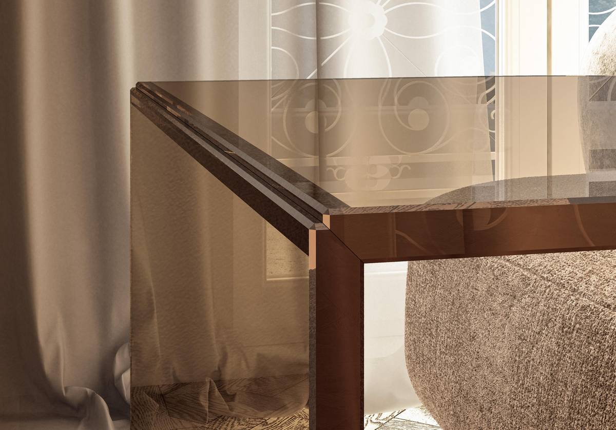 glass coffee table profile detail | Tell Coffee Table | LAGO glass coffee table profile detail | Tell Coffee Table | LAGO