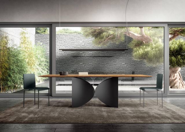 table moderne en bois | Table Meet | LAGO