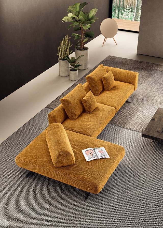 sofa with peninsula for modern living room | Air Soft Sofa | LAGO sofa with peninsula for modern living room | Air Soft Sofa | LAGO