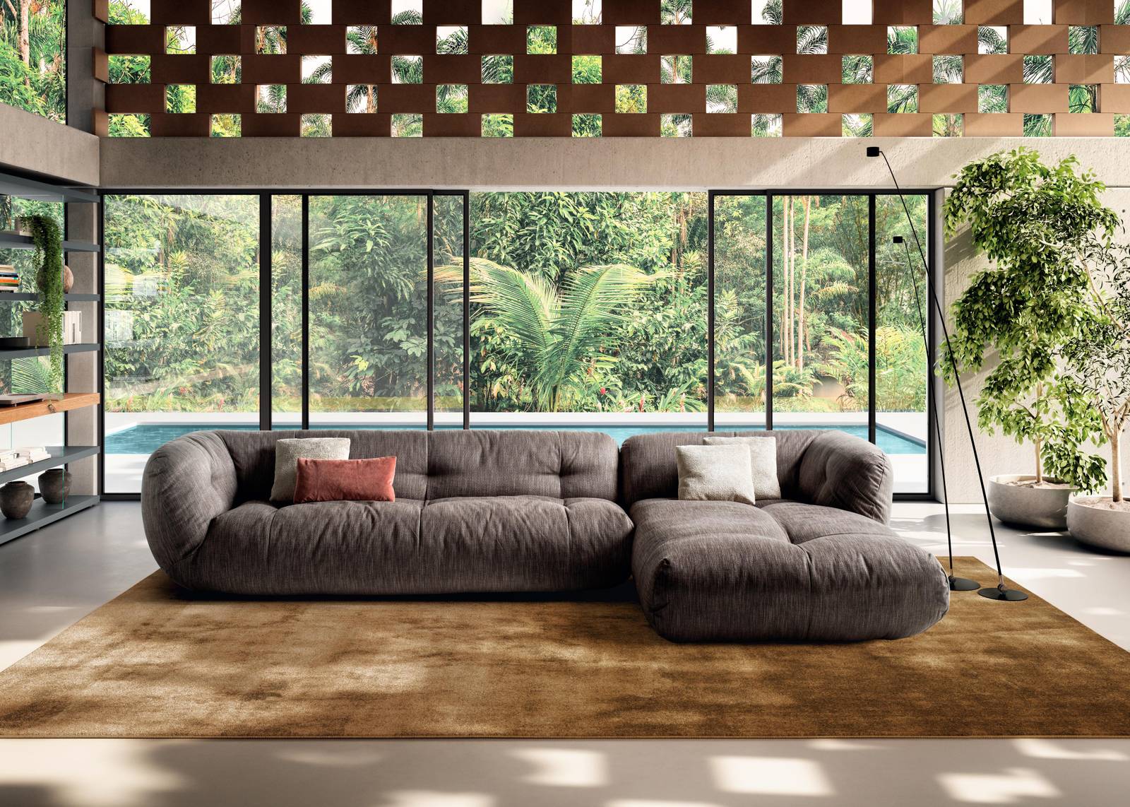 Happening sofa: the comfortable, enveloping sofa | LAGO Design