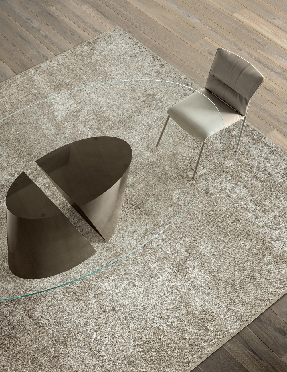 tapis poil ras beige | Tapis Ammos | LAGO