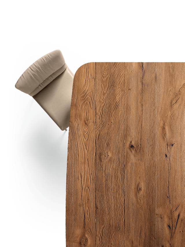 mesa de salón de madera | Mesa U | LAGO