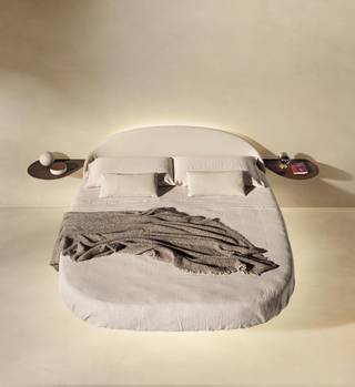 table suspendue avec matelas en forme | Lit Fluttua Roundy | LAGO table suspendue avec matelas en forme | Lit Fluttua Roundy | LAGO