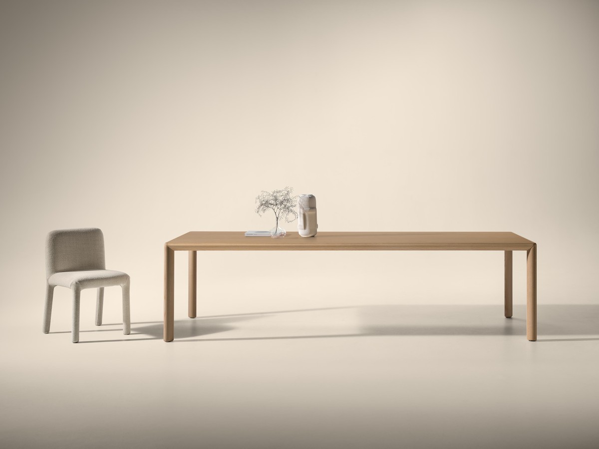 mesa de comedor en madera clara | Mesa Correr | LAGO