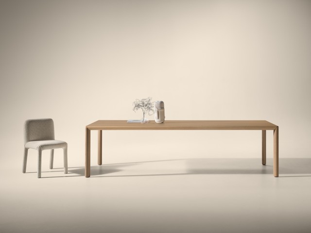 dining room table in light wood | Correr Table | LAGO