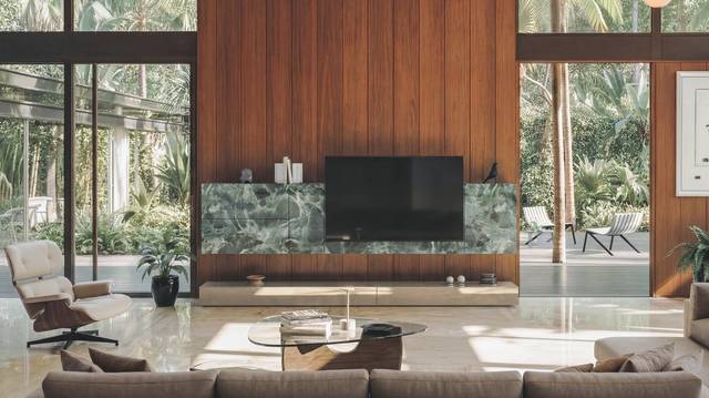 Wall unit with integrated sound – LAGO 36e8 Cinema Wall unit with integrated sound – LAGO 36e8 Cinema