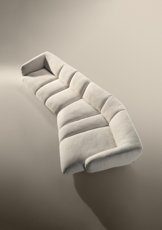 white fabric sofa | Not Only White Sofa | LAGO