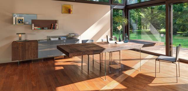 wooden extendable table | Extendable Air Table | LAGO wooden extendable table | Extendable Air Table | LAGO