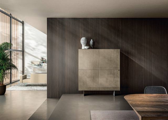 mueble almacenador en cristal | Aparador Materia | LAGO mueble almacenador en cristal | Aparador Materia | LAGO