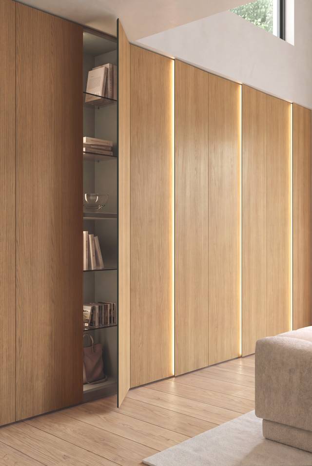 armoire en bois pour le salon | Armoire Aura | LAGO