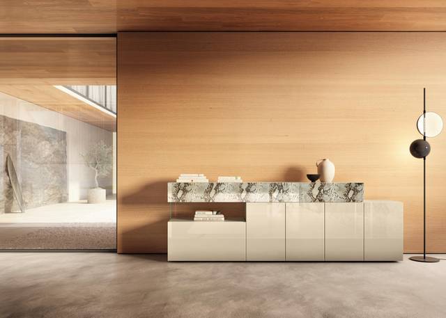 madia moderna bianca per sala da pranzo | Madia 36e8 | LAGO