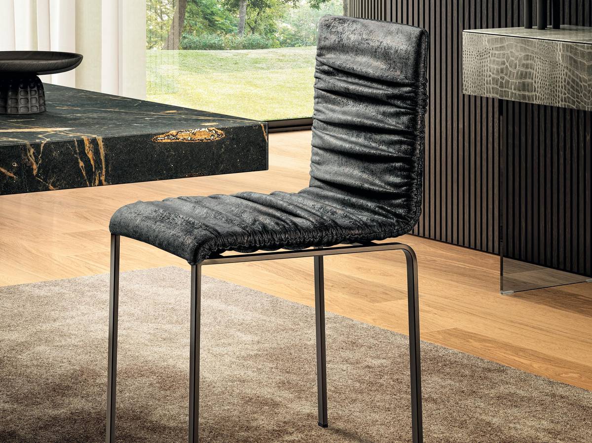 Silla de comedor tapizada | Silla Dangla | LAGO Silla de comedor tapizada | Silla Dangla | LAGO