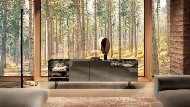 buffet en verre fumé | Buffet 36e8 Glass | LAGO buffet en verre fumé | Buffet 36e8 Glass | LAGO