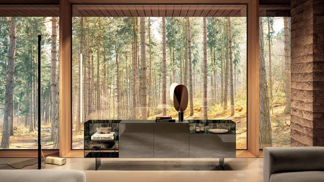 smoked glass sideboard | 36e8 Glass Sideboard | LAGO smoked glass sideboard | 36e8 Glass Sideboard | LAGO