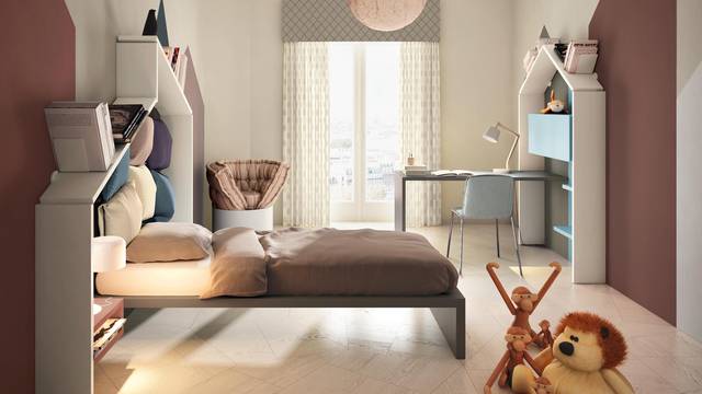 cama con puente habitación infantil | Kids&Young |LAGO cama con puente habitación infantil | Kids&Young |LAGO