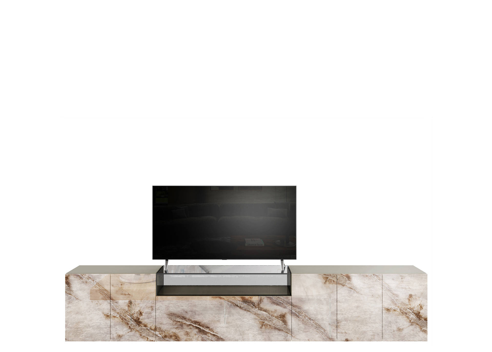 Meuble Tv 36e8 Glass 2151-1 | LAGO