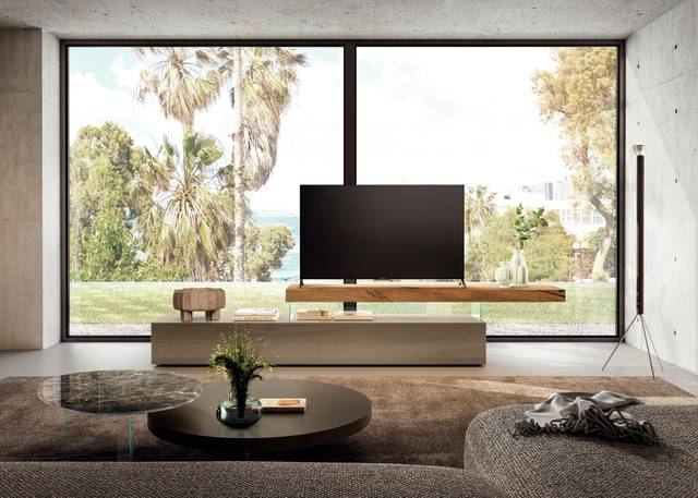 mobile tv design con mensola in legno | Mobile Tv Air | LAGO mobile tv design con mensola in legno | Mobile Tv Air | LAGO