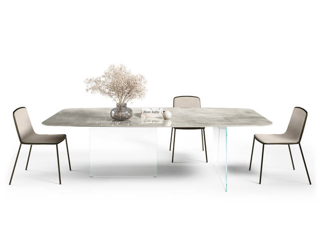 tavolo design con piano grigio | Tavolo Air Slim | LAGO tavolo design con piano grigio | Tavolo Air Slim | LAGO