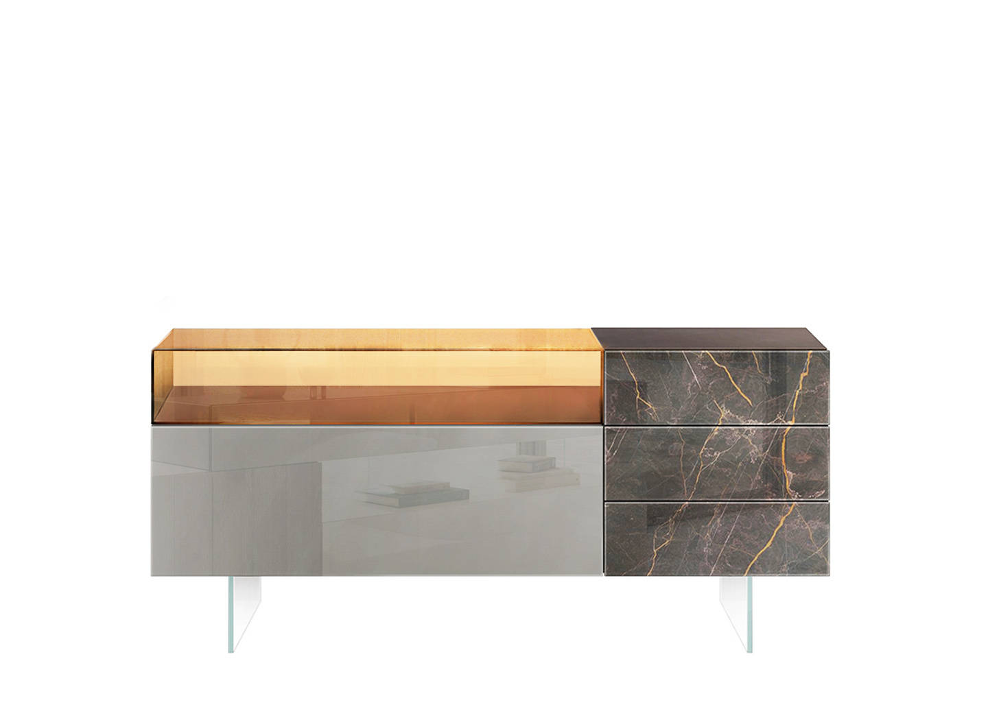 Comò 36e8 Glass 2623 | LAGO