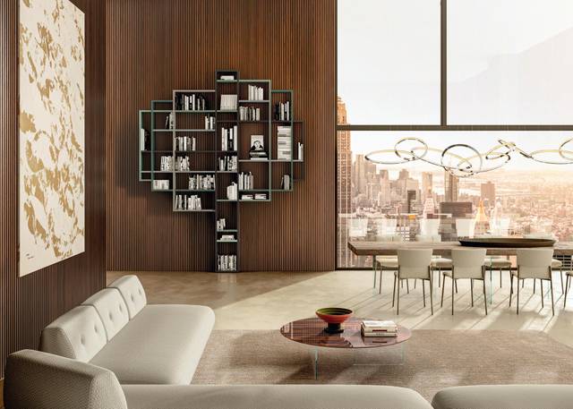 tree-shaped wall-mounted bookcase | 30mm Bookshelf | LAGO