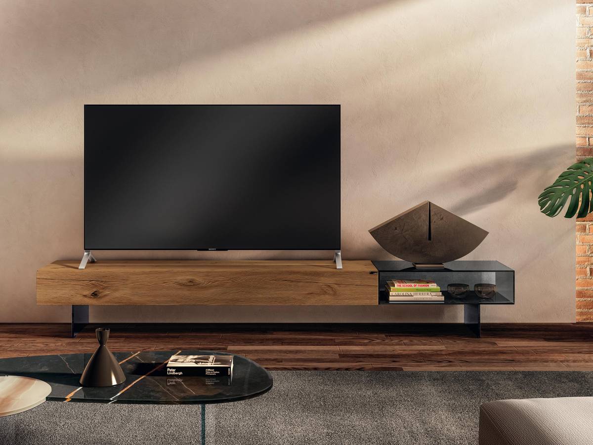 mobile tv moderno in legno e vetro | Mobile TV 36e8 Glass | LAGO mobile tv moderno in legno e vetro | Mobile TV 36e8 Glass | LAGO