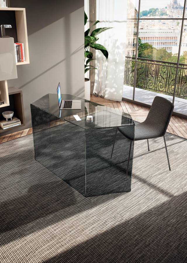 bureau moderne en verre fumé | Bureau Livre | LAGO bureau moderne en verre fumé | Bureau Livre | LAGO