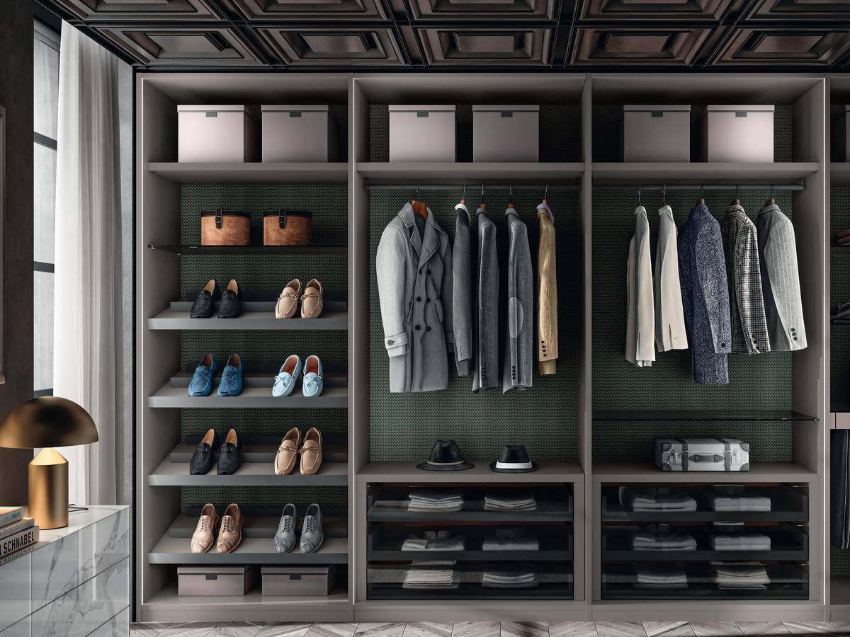 elegant custom walk-in wardrobe | Outfit Walk-In-Closet | LAGO elegant custom walk-in wardrobe | Outfit Walk-In-Closet | LAGO