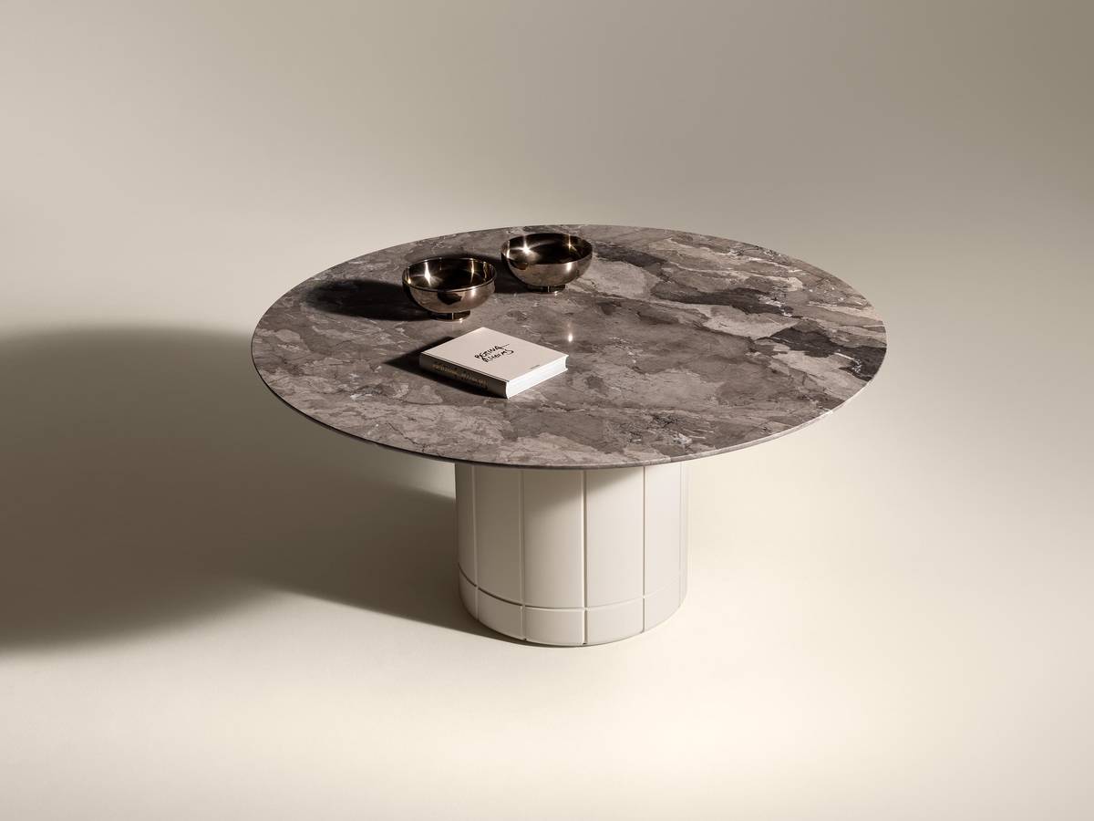 tavolo in marmo con piano rotondo | Tavolo Alberoni | LAGO