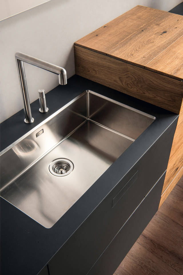 Steel washbasin | Kitchen 36e8 Fenix | LAGO