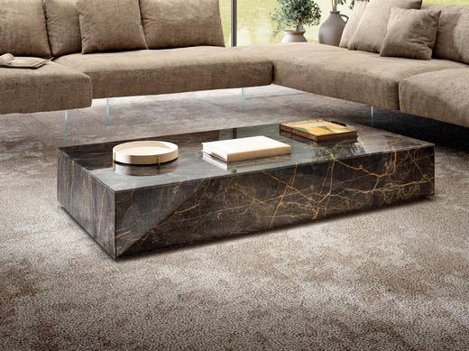 glass coffee table | Materia Coffee Table | LAGO
