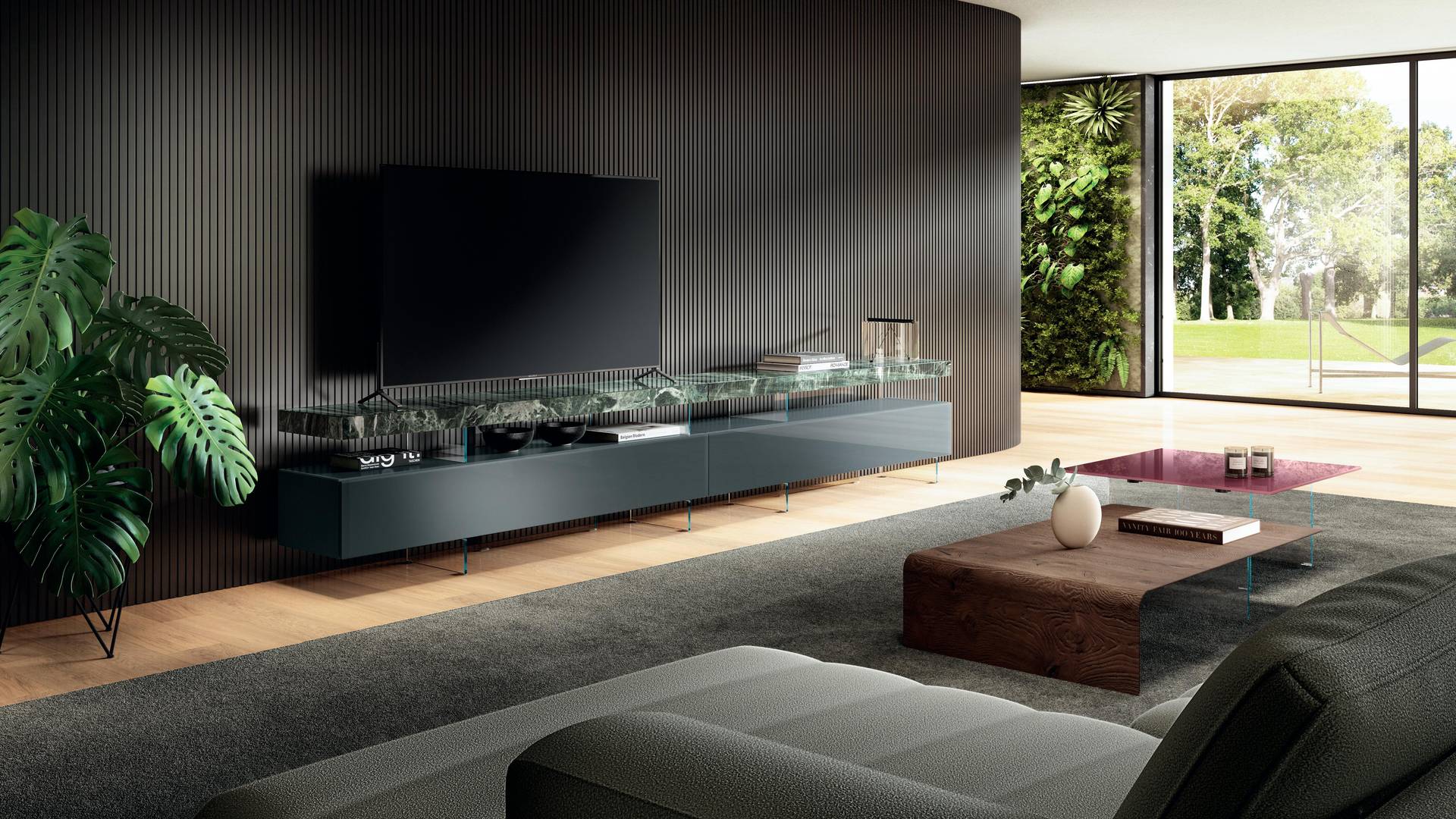 meuble TV suspendu design | Meuble TV Air | LAGO