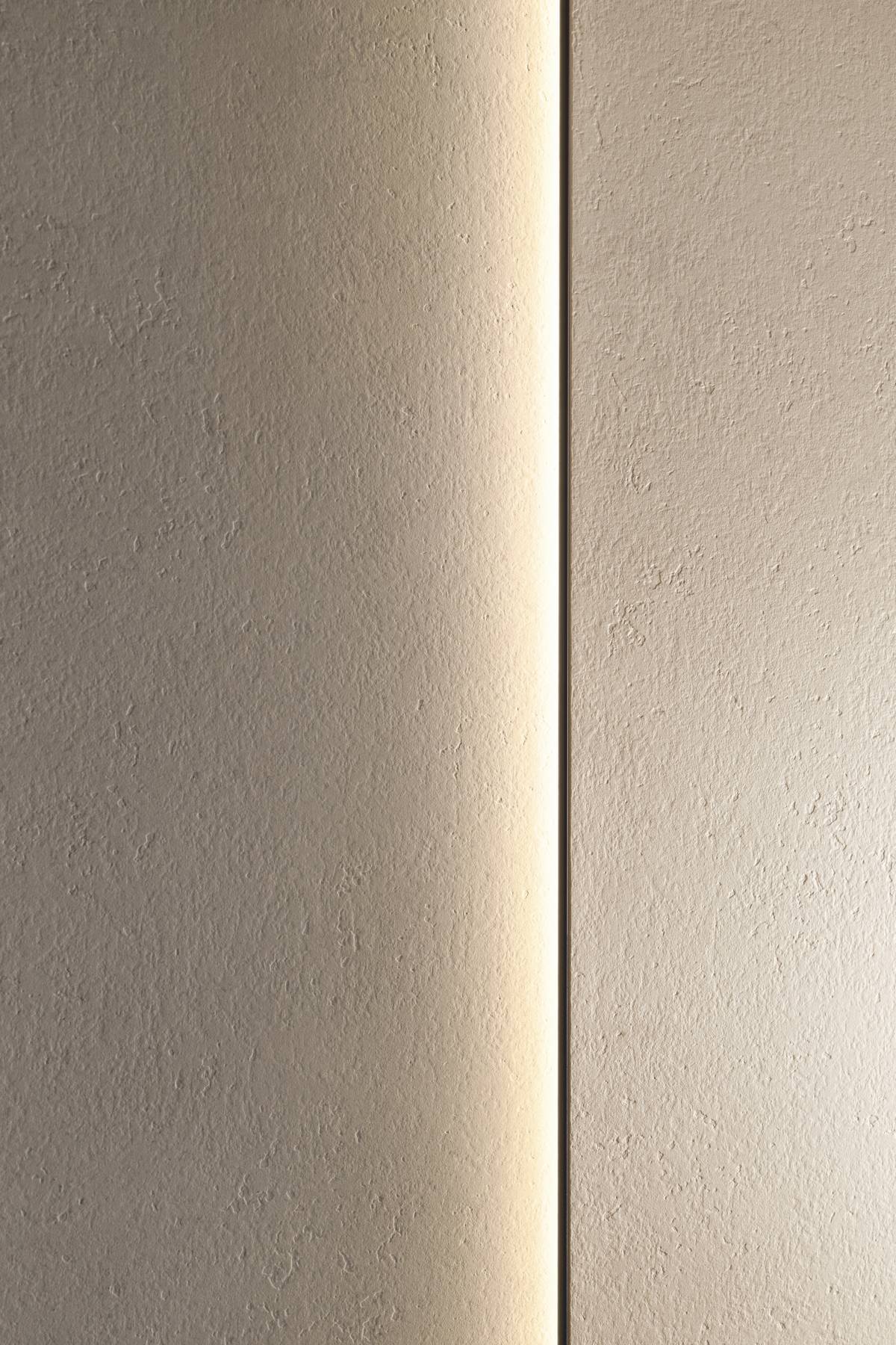 close-up of door lighting | Aura Wardrobe | LAGO close-up of door lighting | Aura Wardrobe | LAGO